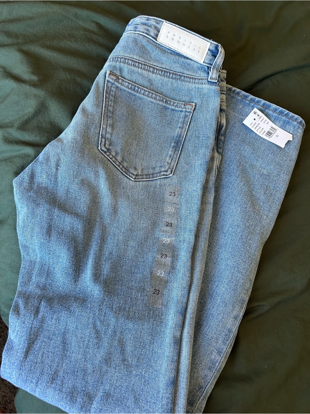 Pacific Sunwear Light Blue High-Rise Women's Jeans